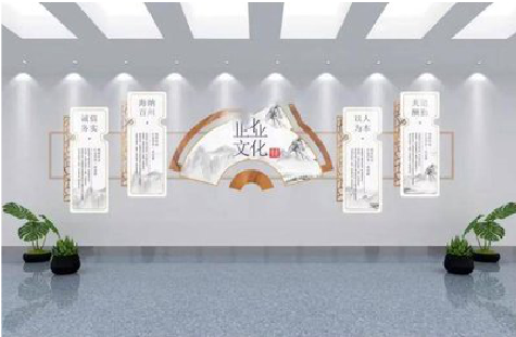 天台企业文化墙设计的核心要素。