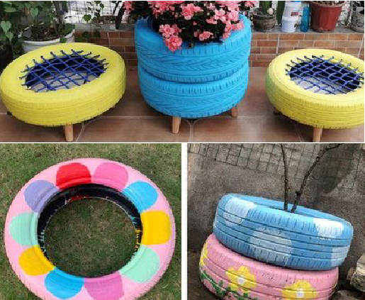 天台墙体彩绘-变废为宝