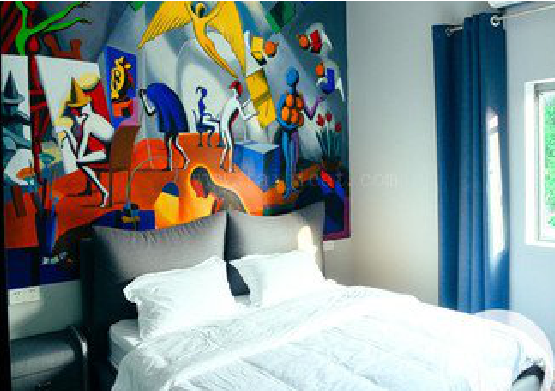 天台对于酒店的墙体彩绘而言更注重哪些方面？