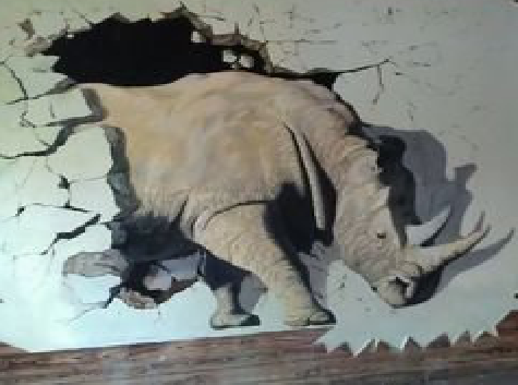 天台在墙绘中，如何绘制3D效果？