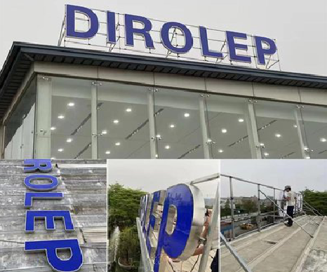 天台楼顶发光字安装的注意事项。